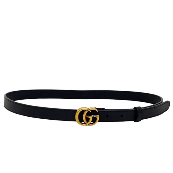 Authentic Gucci Marmount Belt
Black leather with gold hardware
Size 85/34\